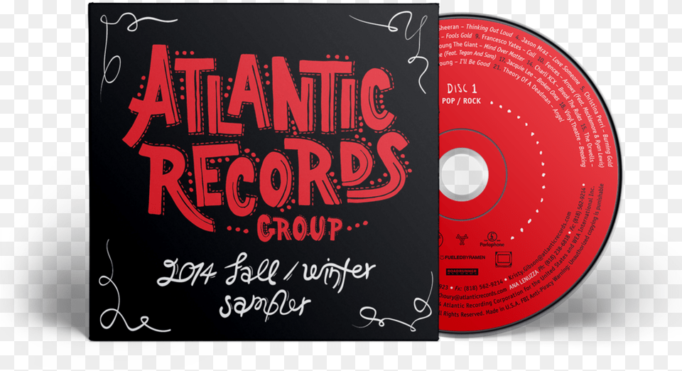Fall Winter Atlantic Artists Sampler Album Artwork, Blackboard, Disk, Dvd Free Png