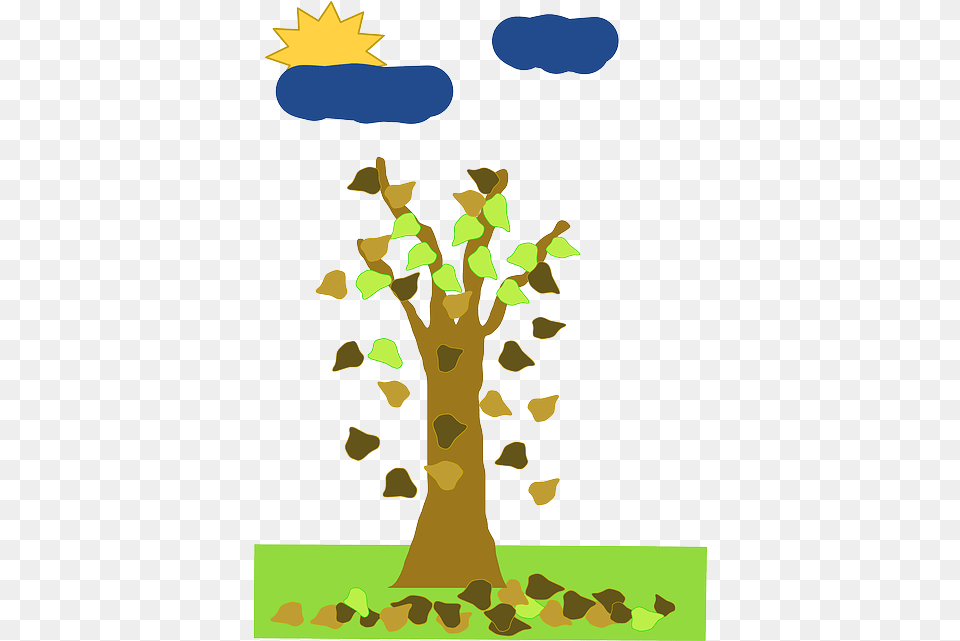 Fall Without Leaf Tree Cartoon Trees, Plant, Tree Trunk, Face, Head Free Png Download