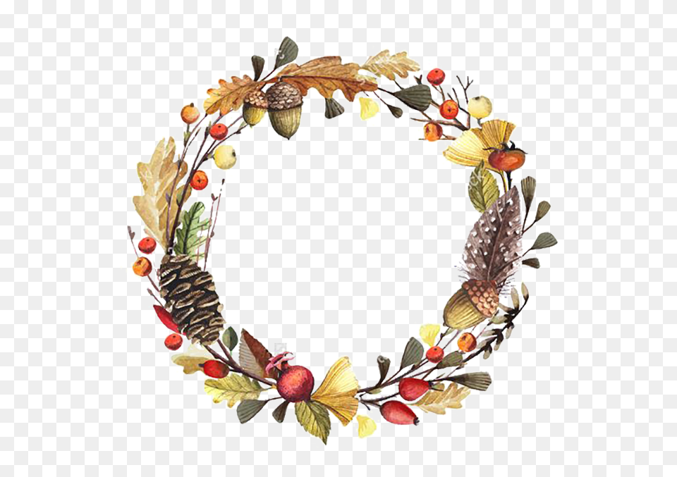 Fall Wreath Fall Wreath Clipart, Plant, Accessories Free Png