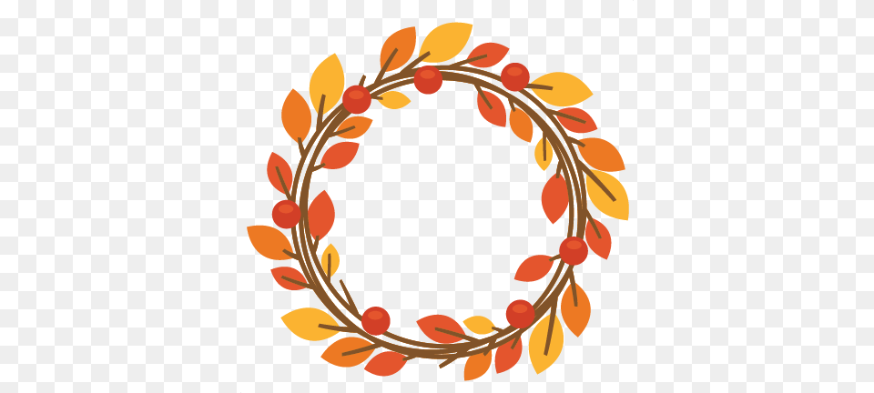 Fall Wreath Scrapbook Cute Clipart, Oval, Pattern, Art, Floral Design Free Png