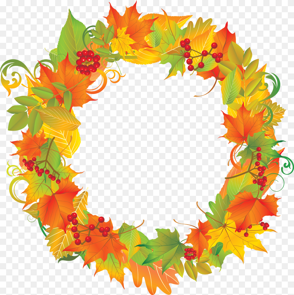 Fall Wreath Autumn Wreath Clipart Free Transparent Png