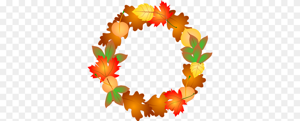 Fall Wreaths Cliparts, Leaf, Plant, Wreath Png Image