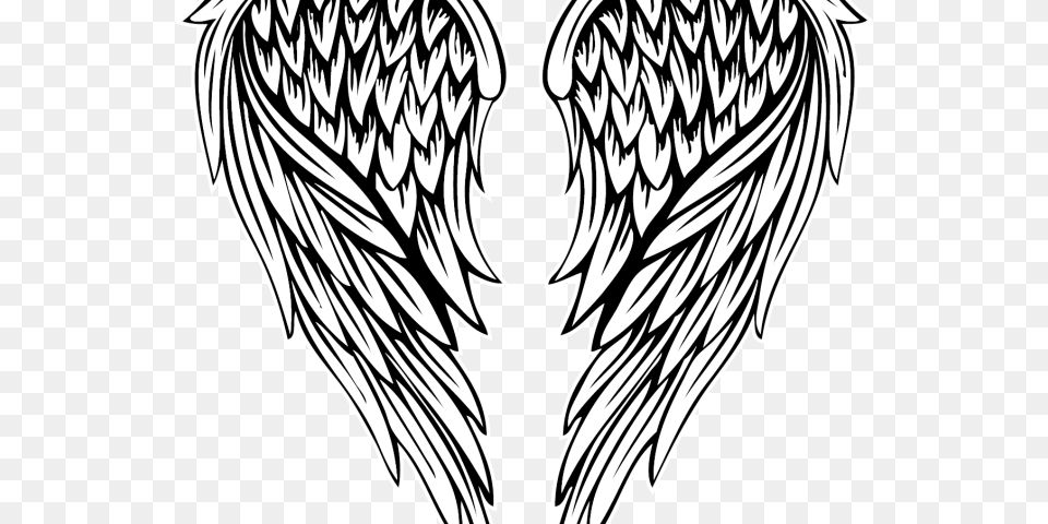 Fallen Angel Clipart Colored Angel Wing Angel Wings Tattoo, Person Free Png Download
