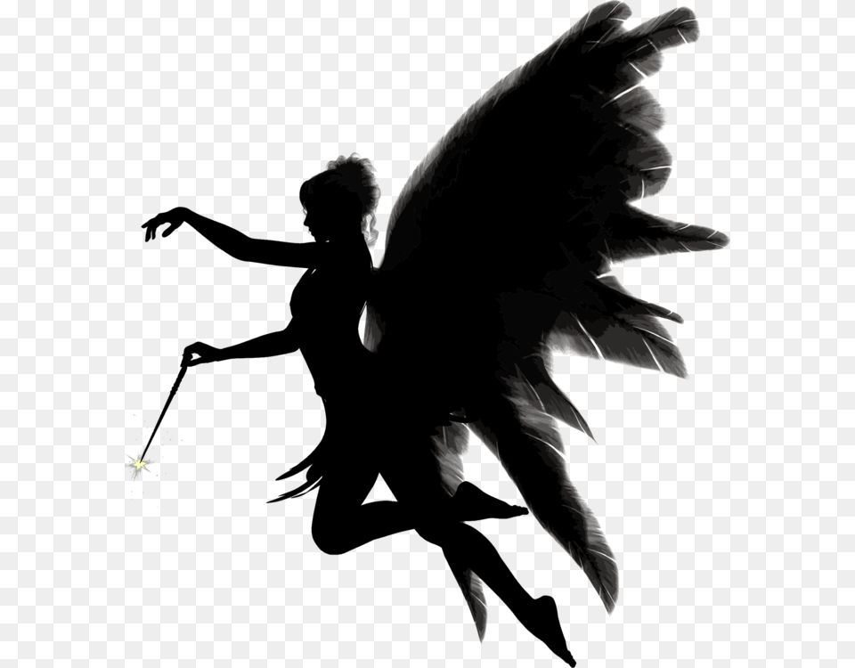 Fallen Angel Silhouette Download, Person, Dancing, Leisure Activities Free Transparent Png