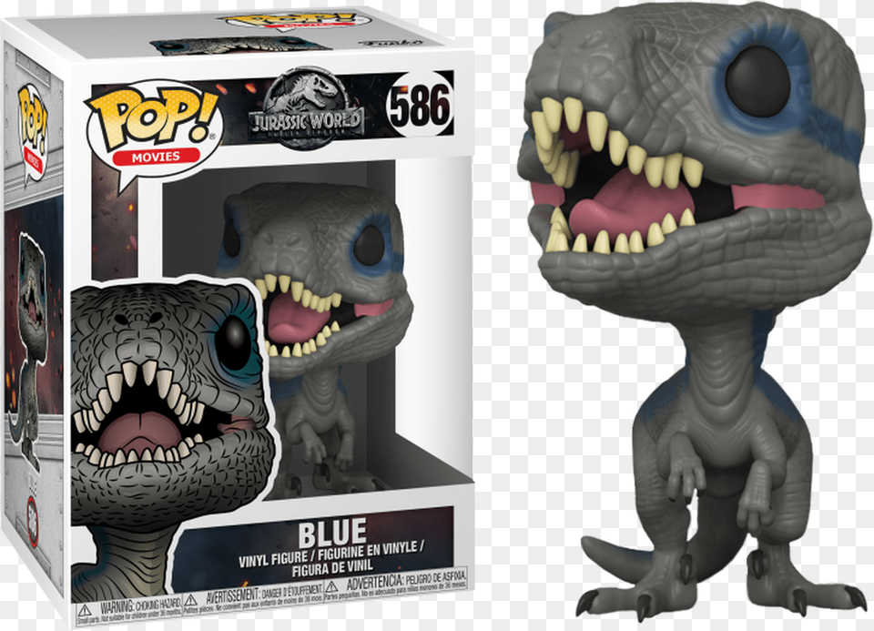 Fallen Kingdom Funko Pop Blue Jurassic Park, Animal, Dinosaur, Reptile, T-rex Png Image