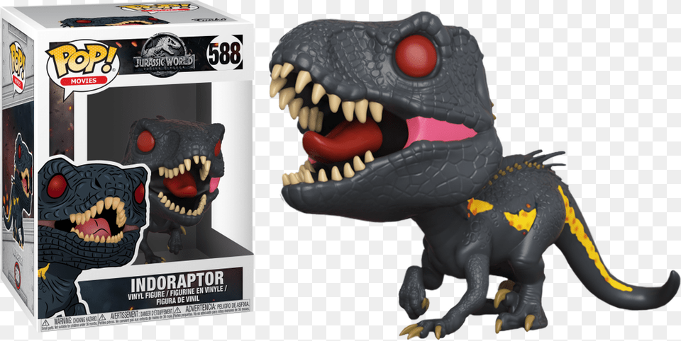 Fallen Kingdom Funko Pop Jurassic World Indoraptor, Animal, Dinosaur, Reptile, T-rex Free Png