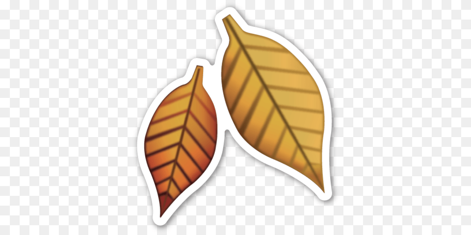 Fallen Leaf Emoticons Flowers Emoji Stickers, Plant, Tobacco, Smoke Pipe Free Transparent Png