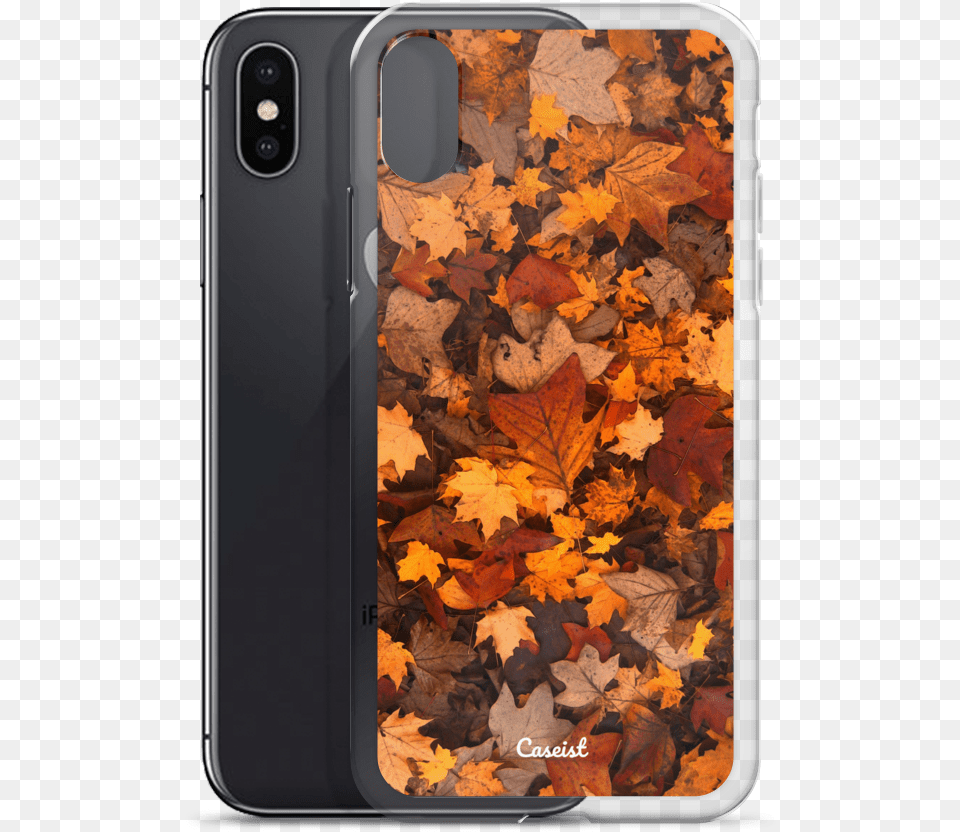 Fallen Leaves Iphone Case We Heart It Wallpaper Of Autumn, Electronics, Leaf, Mobile Phone, Phone Png