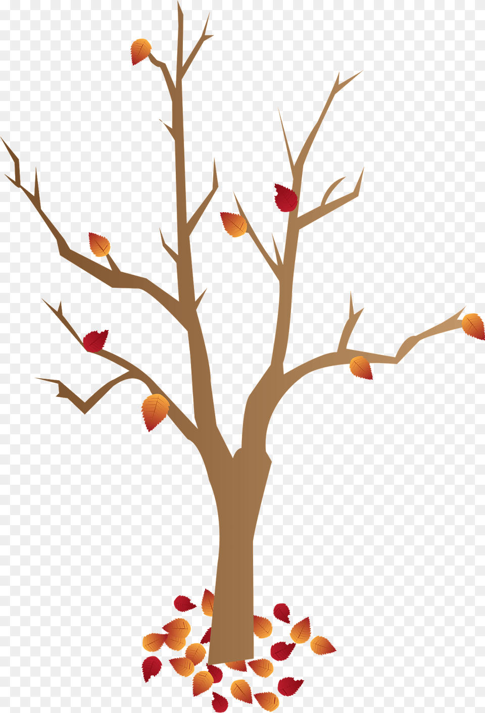 Fallen Leaves Tree Clipart, Art, Pattern, Painting, Modern Art Free Png