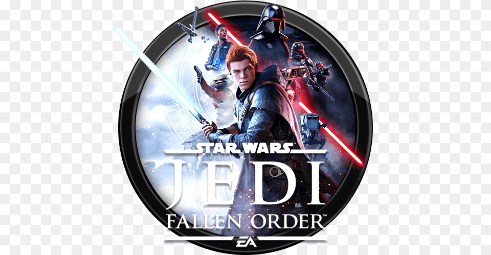 Fallen Order For Mobile Star Wars Fallen Order Icon, Adult, Male, Man, Person Png Image