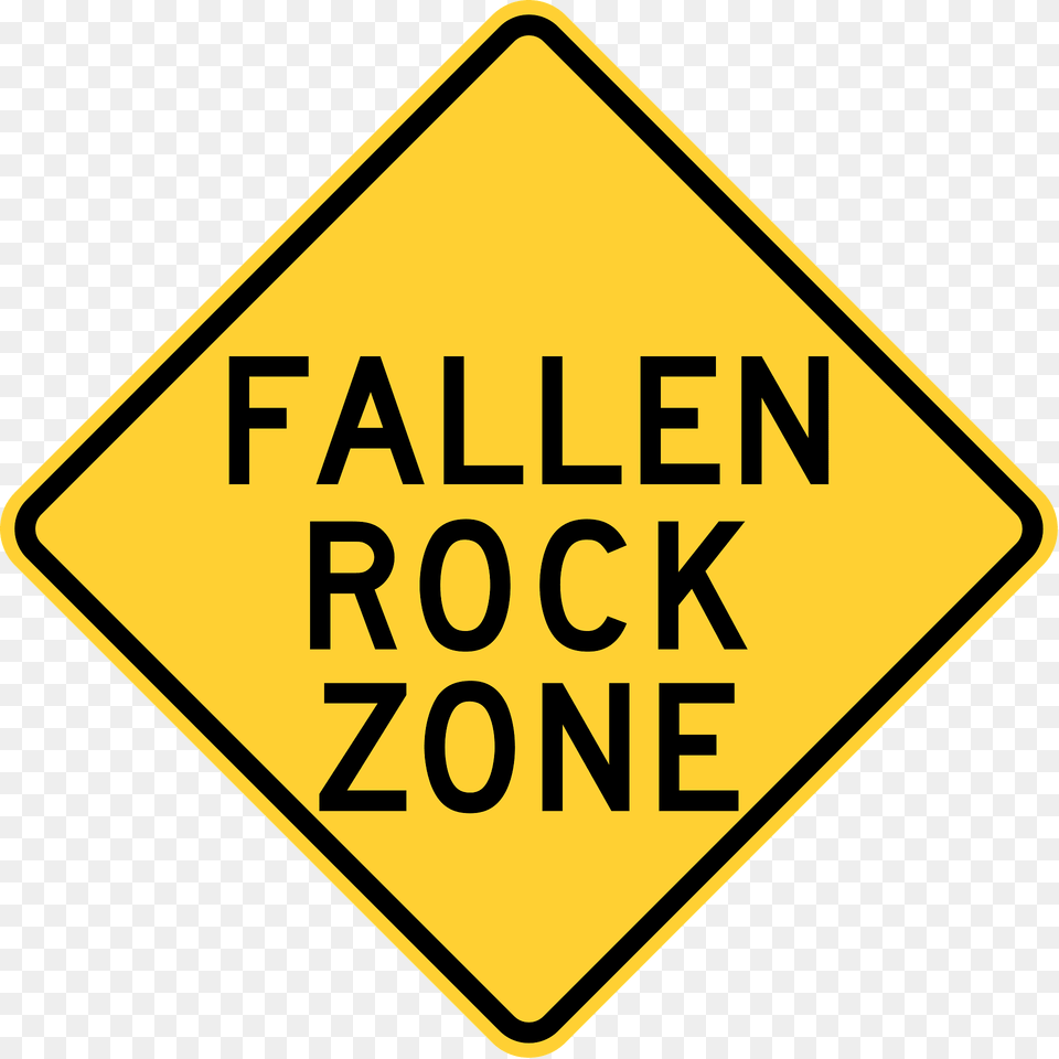 Fallen Rock New York State And Kentucky Clipart, Sign, Symbol, Road Sign Free Png