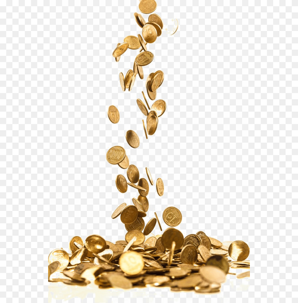 Falling Coins Free Download Falling Gold Coin, Treasure, Bronze, Money Png Image