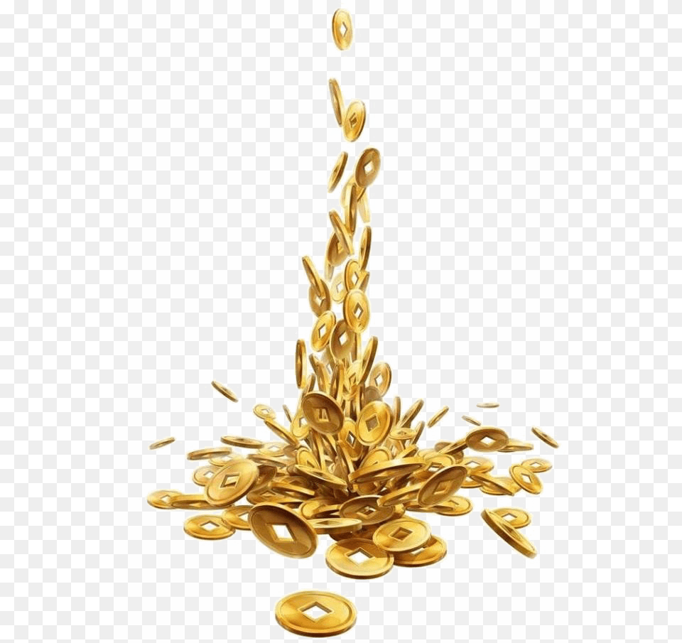 Falling Coins Photos Gold Coins Dropping, Treasure, Accessories, Jewelry, Necklace Png