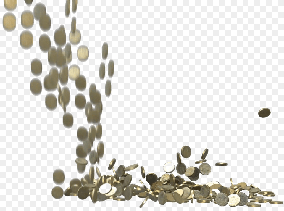 Falling Coins Transparent Acacia Greggii, Chandelier, Lamp, Treasure, Paper Free Png