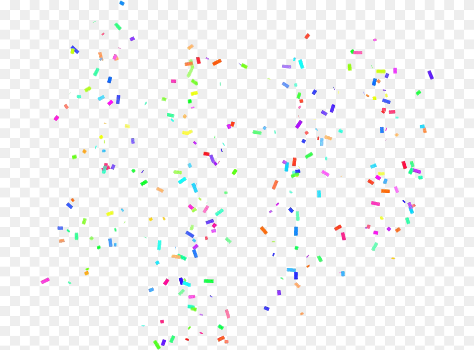 Falling Confetti Transparent Transparent Background Confetti Overlay, Paper Png Image