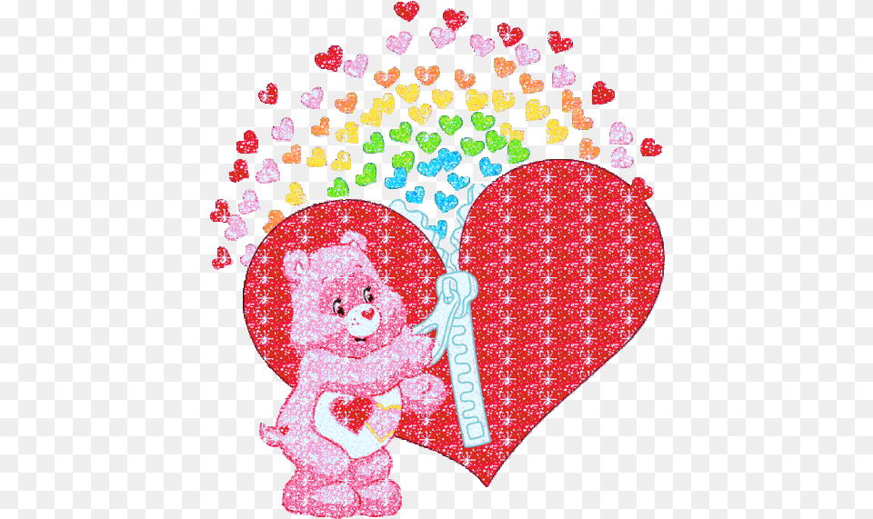 Falling Hearts Gif Picture Heart, Teddy Bear, Toy Free Transparent Png
