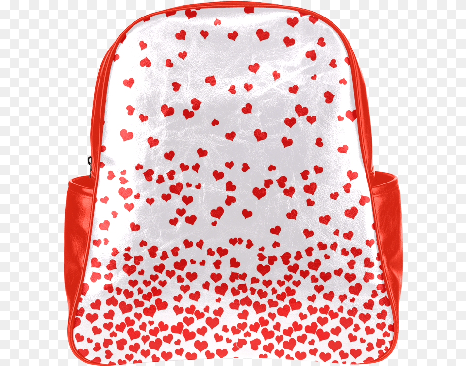 Falling Hearts Handbag, Backpack, Bag Free Transparent Png