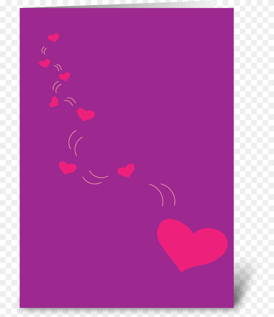 Falling Hearts Heart, Envelope, Greeting Card, Mail, Art Png Image