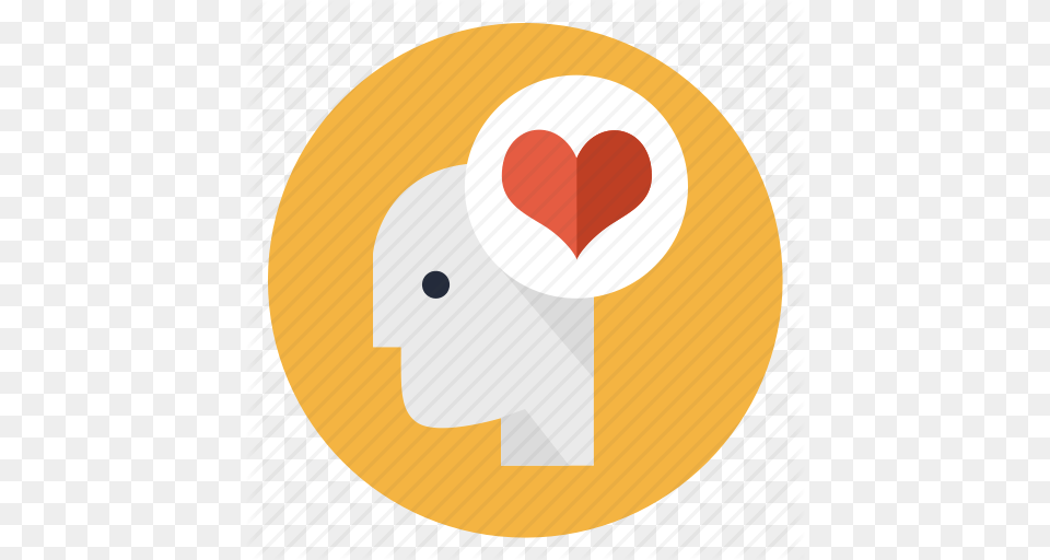 Falling In Love Favorite Head Heart Like Love Mind Icon, Disk, Hockey, Ice Hockey, Ice Hockey Puck Free Transparent Png
