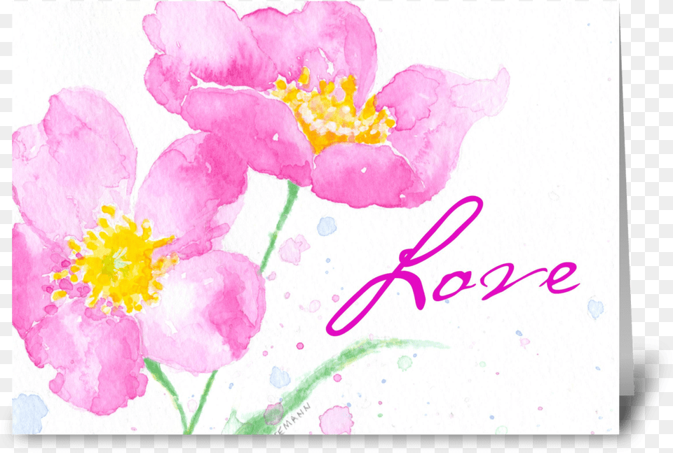 Falling In Love Greeting Card Rosa Rubiginosa, Anther, Flower, Plant, Envelope Png Image