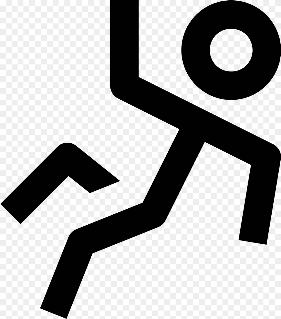 Falling Man Clipart Caindo, Gray Free Transparent Png