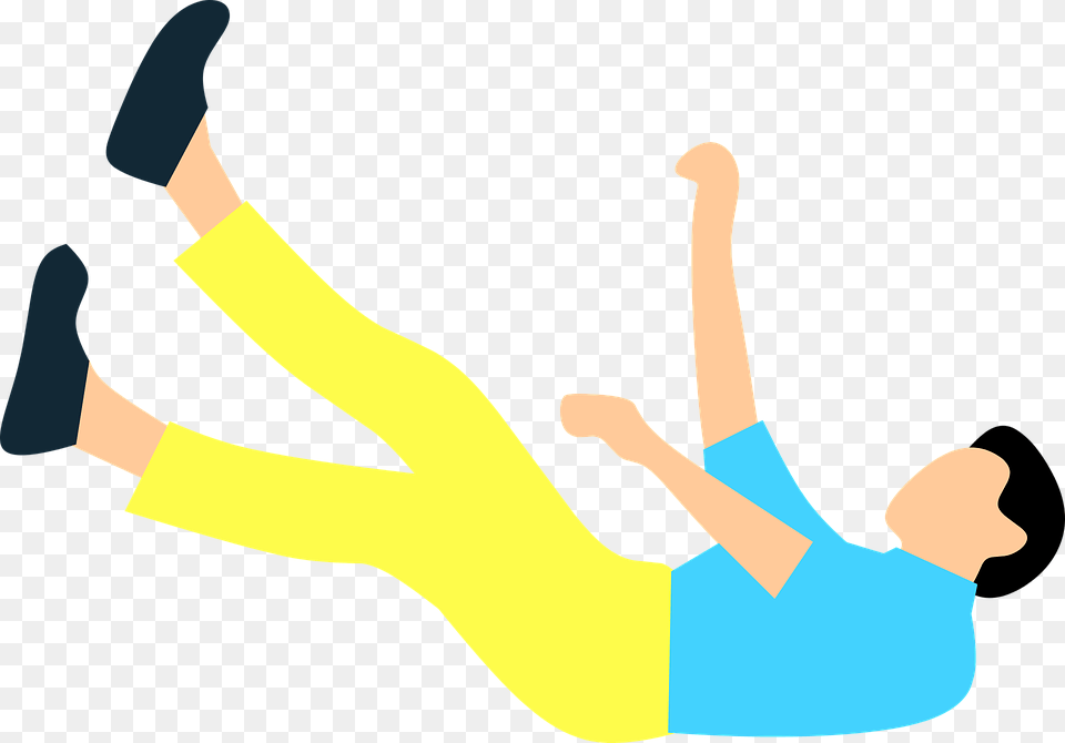Falling Man Young Vector Air, Fitness, Pilates, Sport, Working Out Free Png