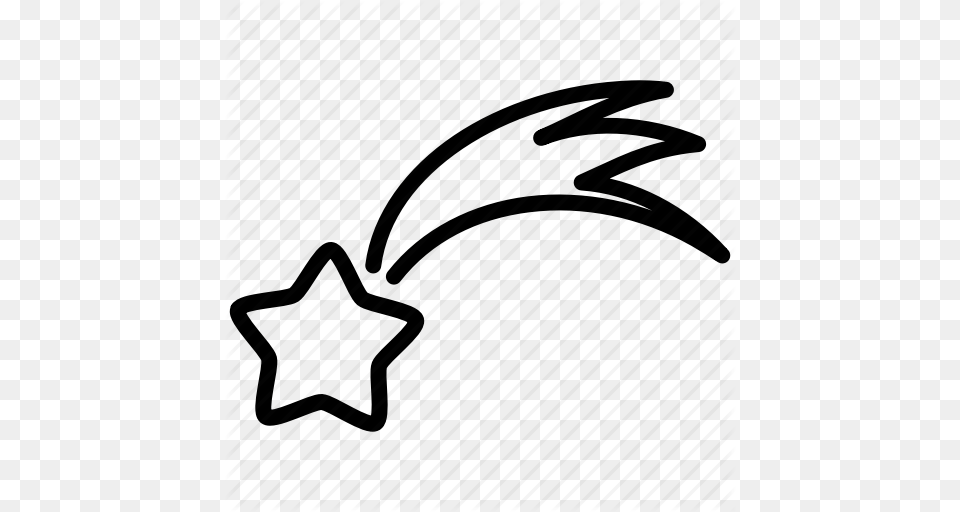 Falling Meteor Shooting Star Icon Png Image