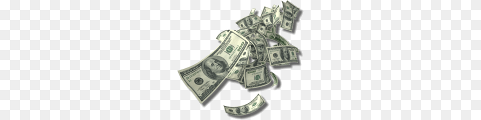 Falling Money, Dollar, Adult, Female, Person Free Png