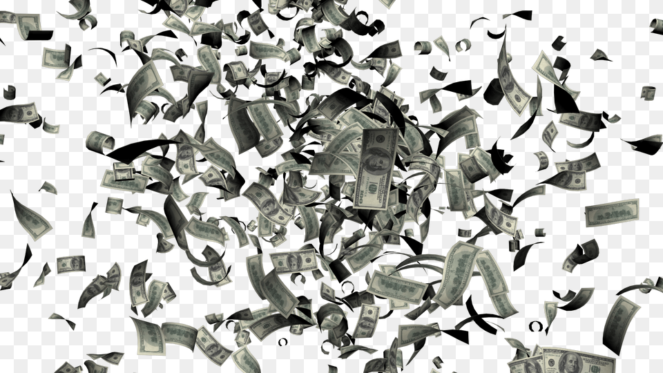 Falling Money Free Png Download