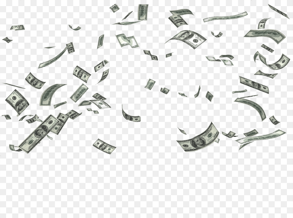 Falling Money, Paper, Person, Confetti Free Png