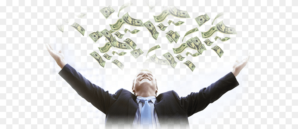 Falling Money, Head, Adult, Person, Face Free Png