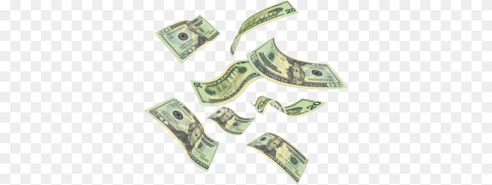 Falling Money, Dollar, Smoke Pipe Png Image