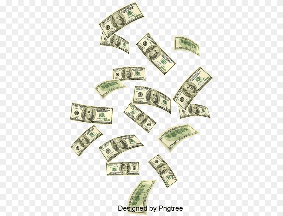 Falling Money Background Cartoon Background Money, Dollar, Person, Face, Head Free Transparent Png