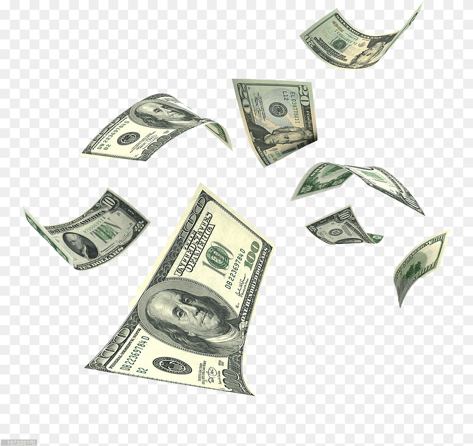 Falling Money Background Clipart Money Falling Transparent Background, Dollar, Face, Head, Person Png