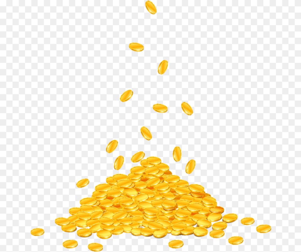 Falling Money Purepng Free Transparent Cc0 Gold Coin Falling, Food, Produce, Grain Png Image