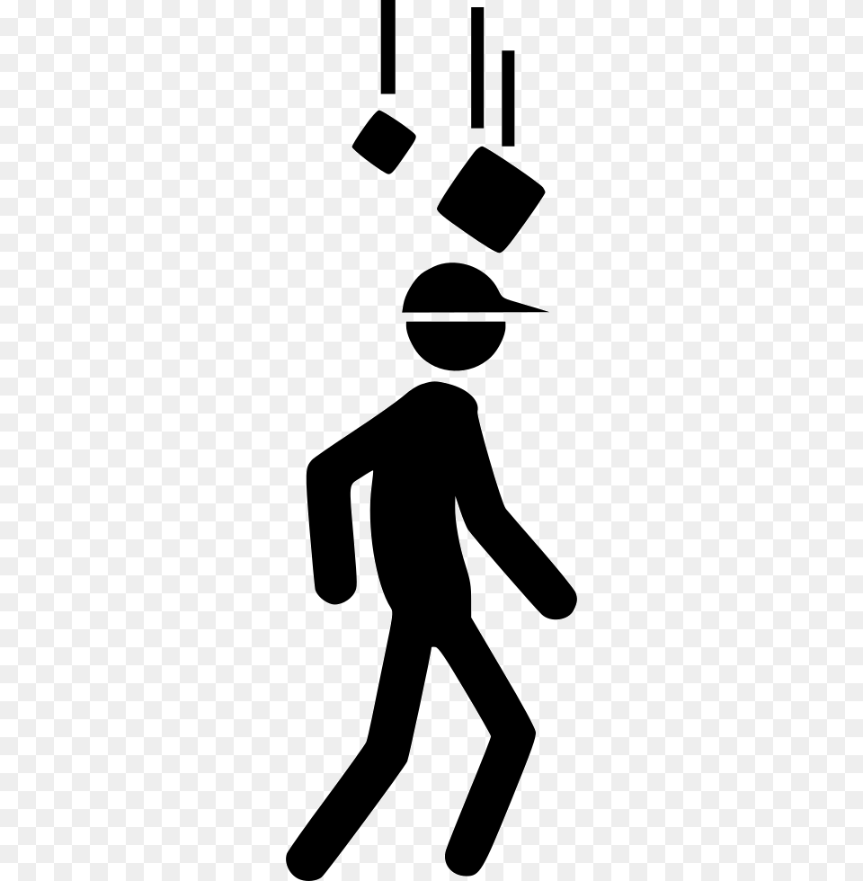 Falling Object Comments Falling Object, Stencil, Silhouette, Adult, Male Free Transparent Png