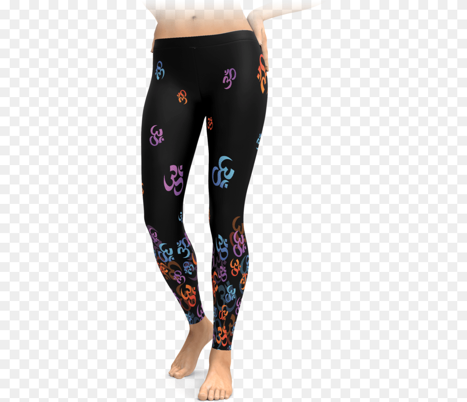 Falling Om Symbol Leggings American Eagle Corgi Leggings, Clothing, Hosiery, Tights, Pants Free Transparent Png