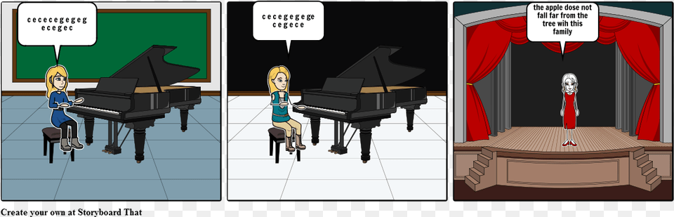 Falling On Stage Cartoon, Musical Instrument, Piano, Keyboard, Grand Piano Free Transparent Png