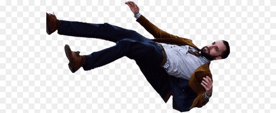 Falling Person Person Falling, Clothing, Pants, Adult, Male Free Png Download
