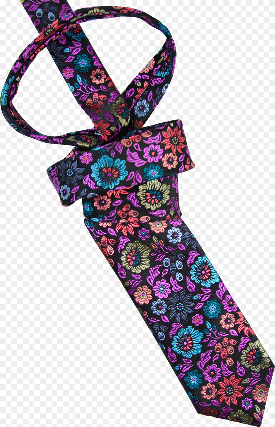 Falling Petals Necktie, Accessories, Formal Wear, Tie Free Transparent Png