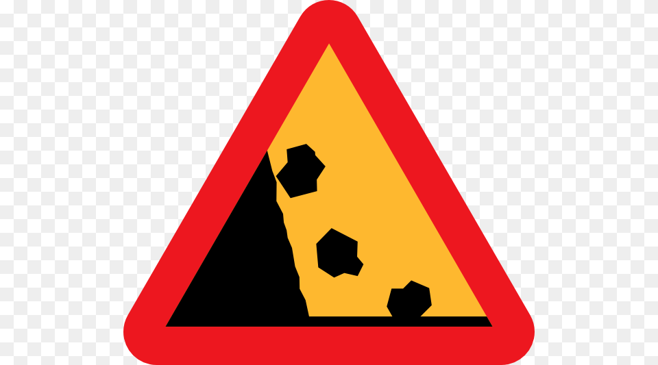 Falling Rocks Road Sign Clip Art Vector, Symbol, Road Sign, Dynamite, Weapon Free Png