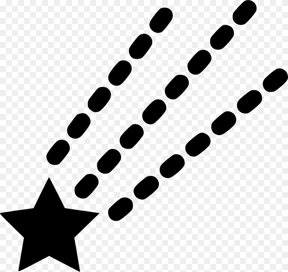 Falling Star Icon, Star Symbol, Symbol, Stencil, Person Free Transparent Png