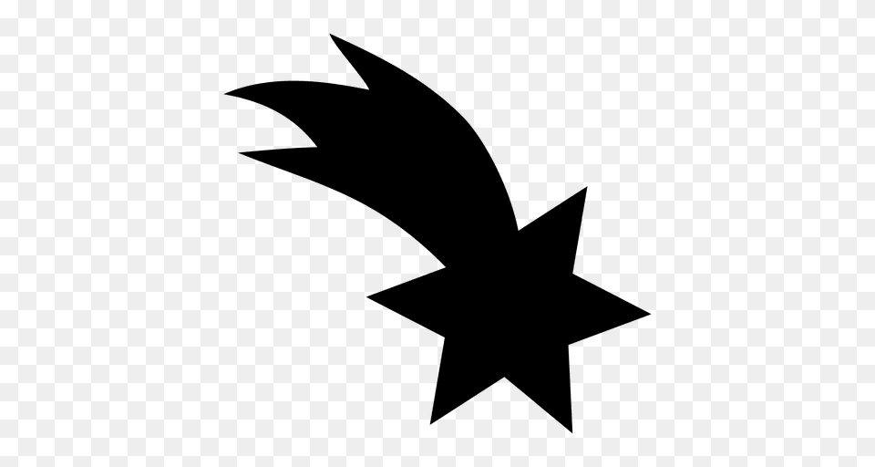 Falling Star Stroke Icon, Symbol, Star Symbol, Animal, Fish Free Transparent Png