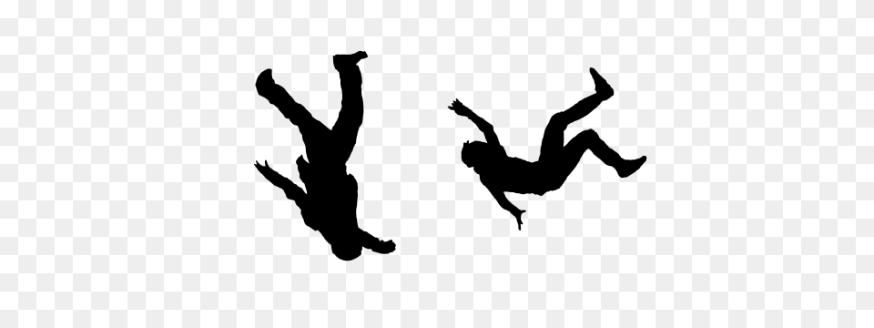 Falling Download, Silhouette, Stencil, Adult, Male Free Transparent Png