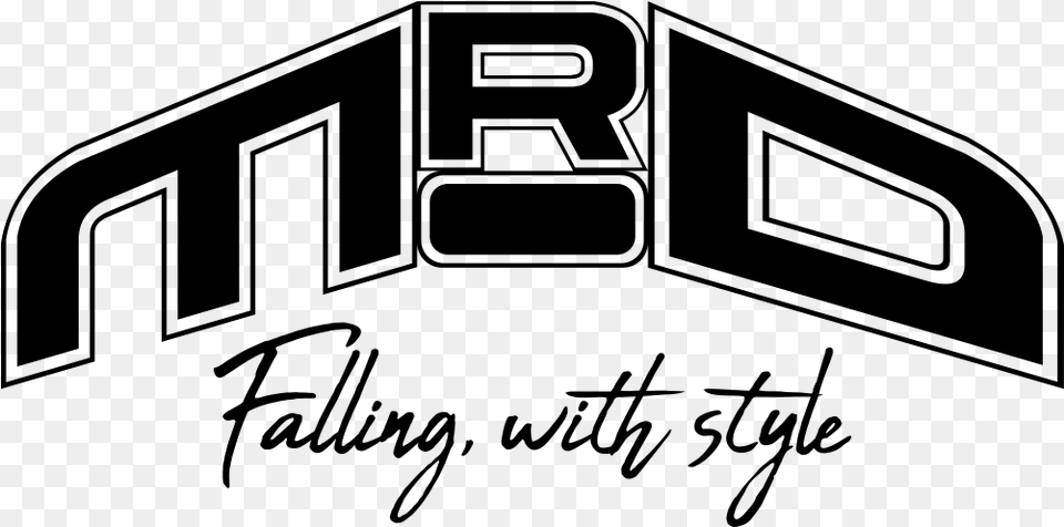 Falling With Style Calligraphy, Gray Free Transparent Png