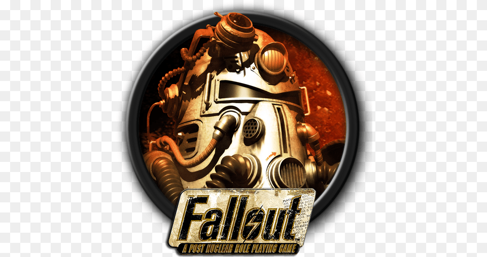 Fallout 1 Logo 7 Fallout A Post Nuclear Role Playing Game, Robot Png Image