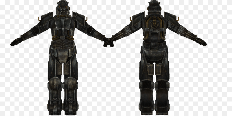 Fallout 2 Enclave Power Armor, Robot, Person Png Image