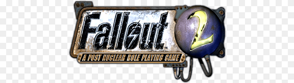 Fallout 2 Fallout 2 Logo, License Plate, Transportation, Vehicle, Accessories Free Png