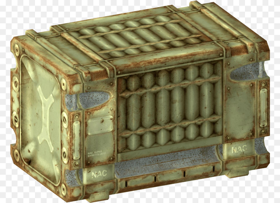 Fallout 3 Crate, Treasure, Box, Ammunition, Grenade Free Png