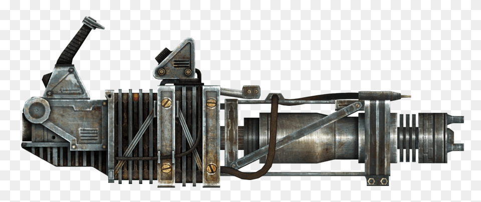 Fallout 3 Gatling Laser, Machine, Motor Png